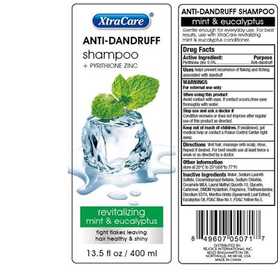 label image - mint shampoo